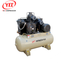 Compresseur d&#39;air de piston diesel de W-3 5bar avec le réservoir d&#39;air de 140CFM 145PSI 40HP 4m3 10bar 30kw 445L